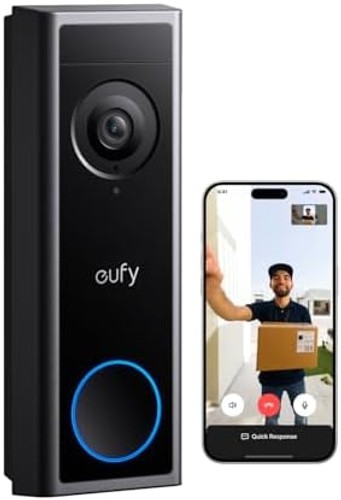 eufy Security Video Doorbell C31, 2K FHD, Battery or Wired, No Subscription |... gallery