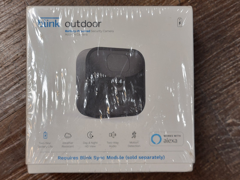Blink Outdoor (3rd Generation) Add-On Security Camera BCM00400U, New