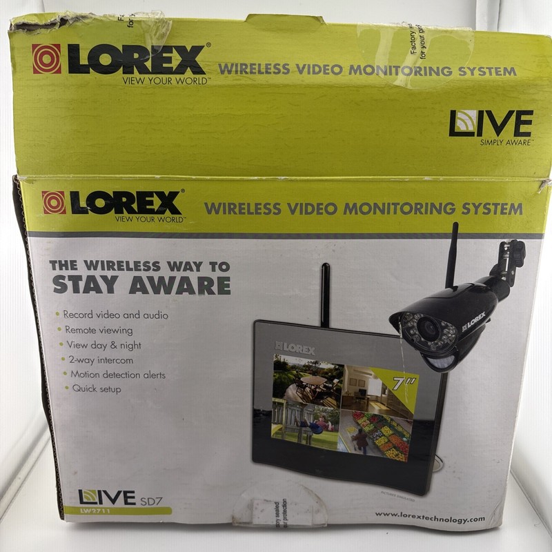 Lorex live SD7 wireless video monitoring system