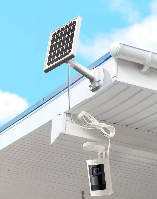 Ring Camera Solar Panel, Power for Ring Stick Up Cam Battery, Ring Spotlight... gallery
