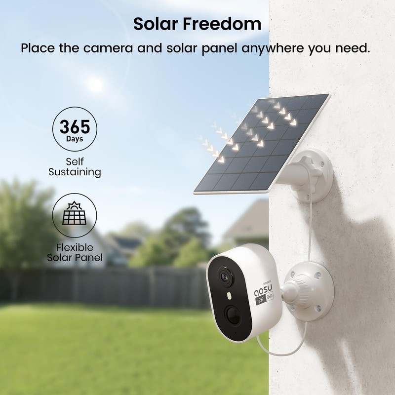 2K Add-on Camera, Work with SolarCam Lite's aosuBase, Up to 6 Cameras Total t... gallery