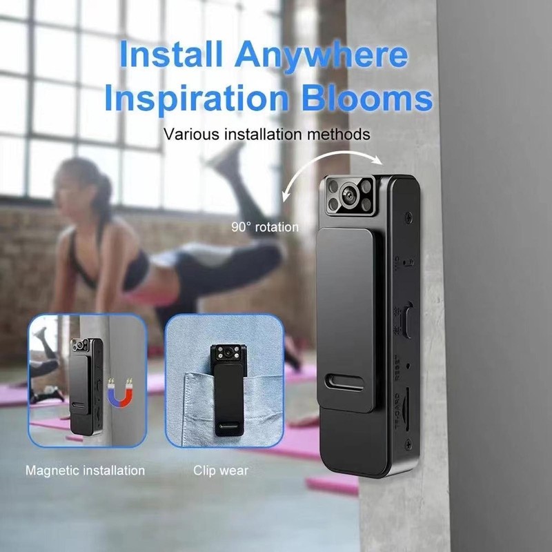 Small Body Cam 1080P HD Mini Portable Wearable For Law Enforcement Security GRBY