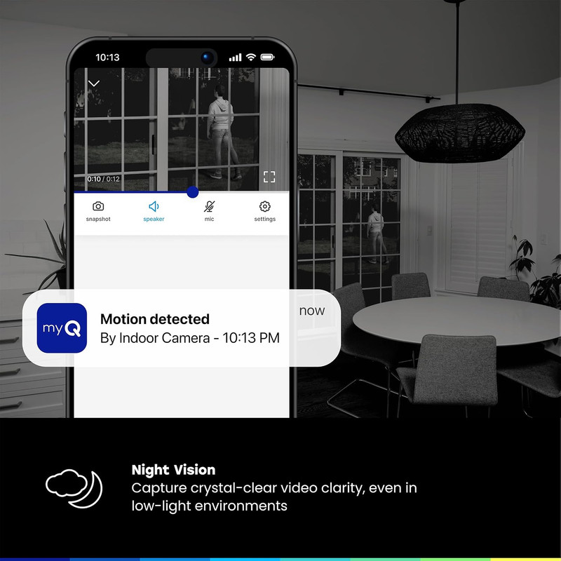 Myq Indoor Plug-In Security Camera Gen 2 – 2K Smart Wi-Fi Camera with Night Visi gallery