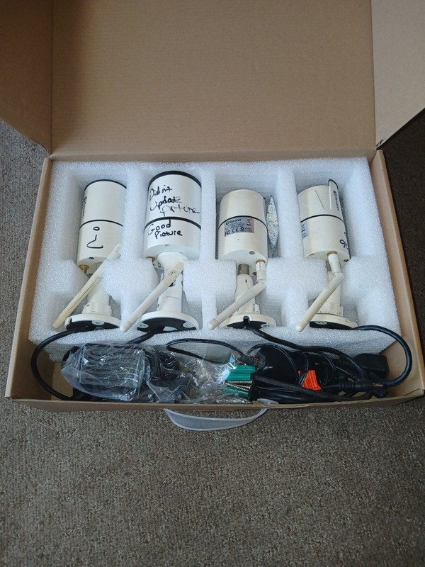 4) SWNVW-470CAM, SRNVW-460CAM SWANN Cameras. 2 Good, 2 Unknown, from Indiana