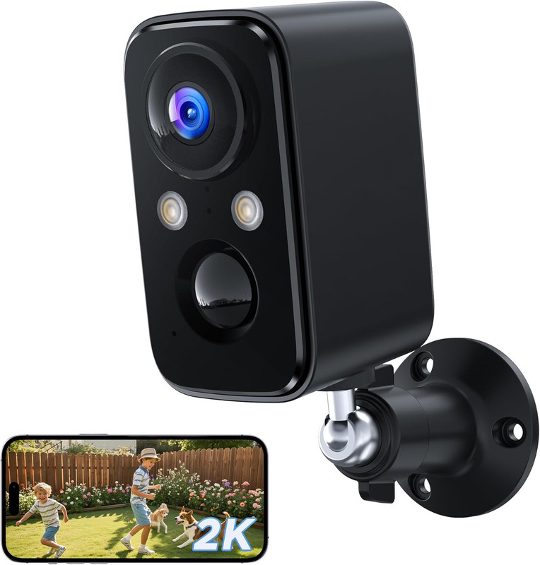 Weatherproof WiFi Security Camera with PIR Sensor – Ideal for Home Monitoring