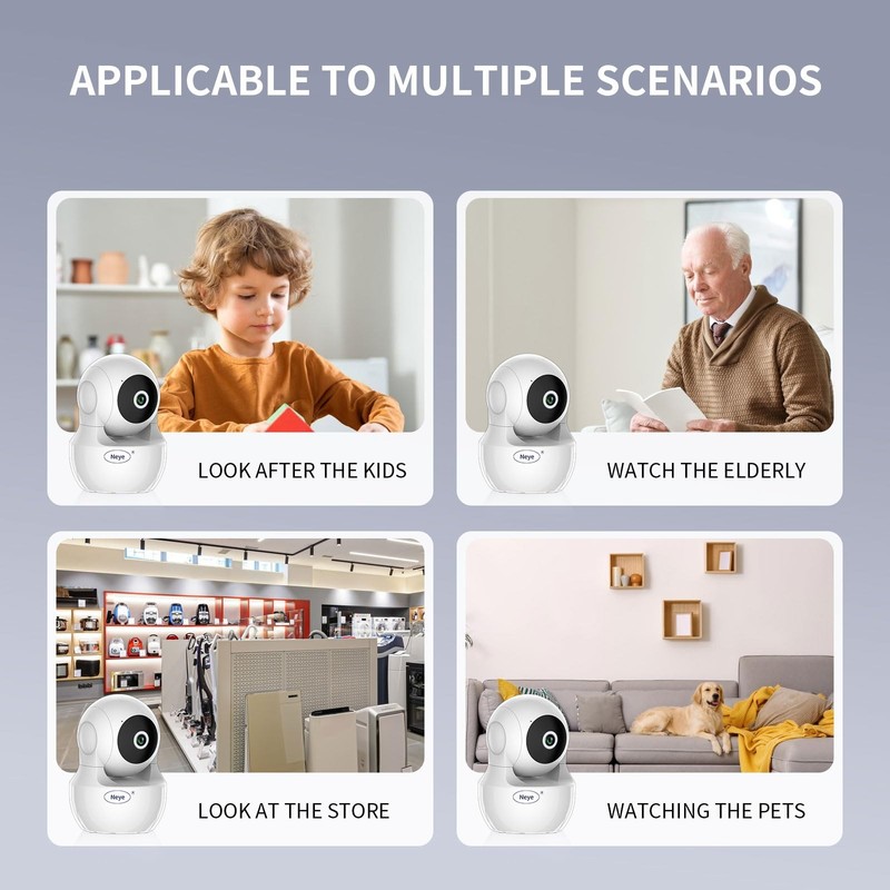 WiFi Security Home Camera，Baby Monitor Wireless IP Camera with Night Vision T... gallery