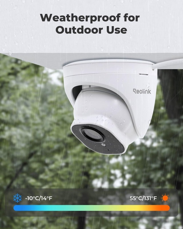 5MP PoE Dome Security Camera with Human/Vehicle Detection gallery