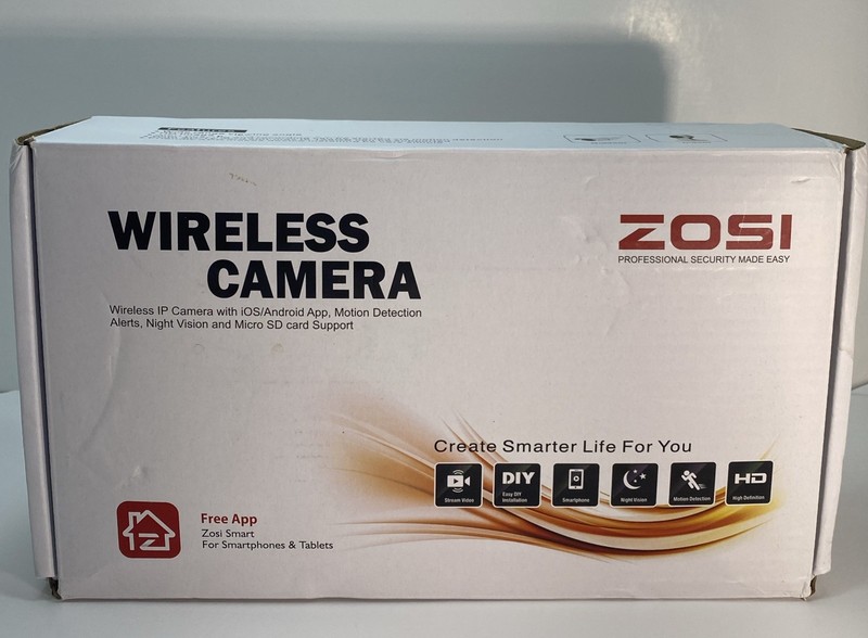 ZOSI Home CCTV 1080p IP Outdoor Camera Night Vision Free App Access Anywhere Kit
