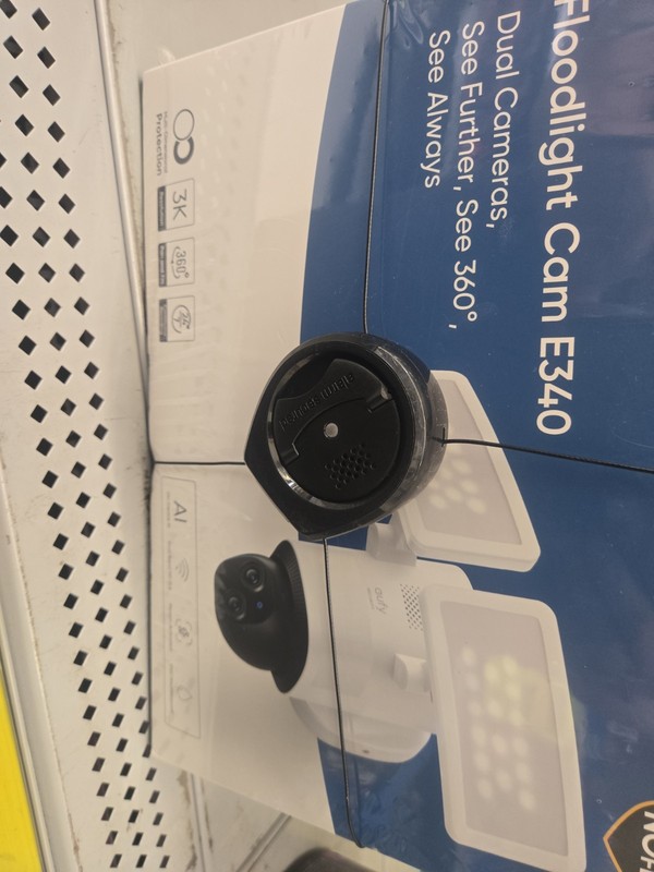 NEW Eufy Floodlight Security Camera E340 3K Dual Camera Color Night Vision