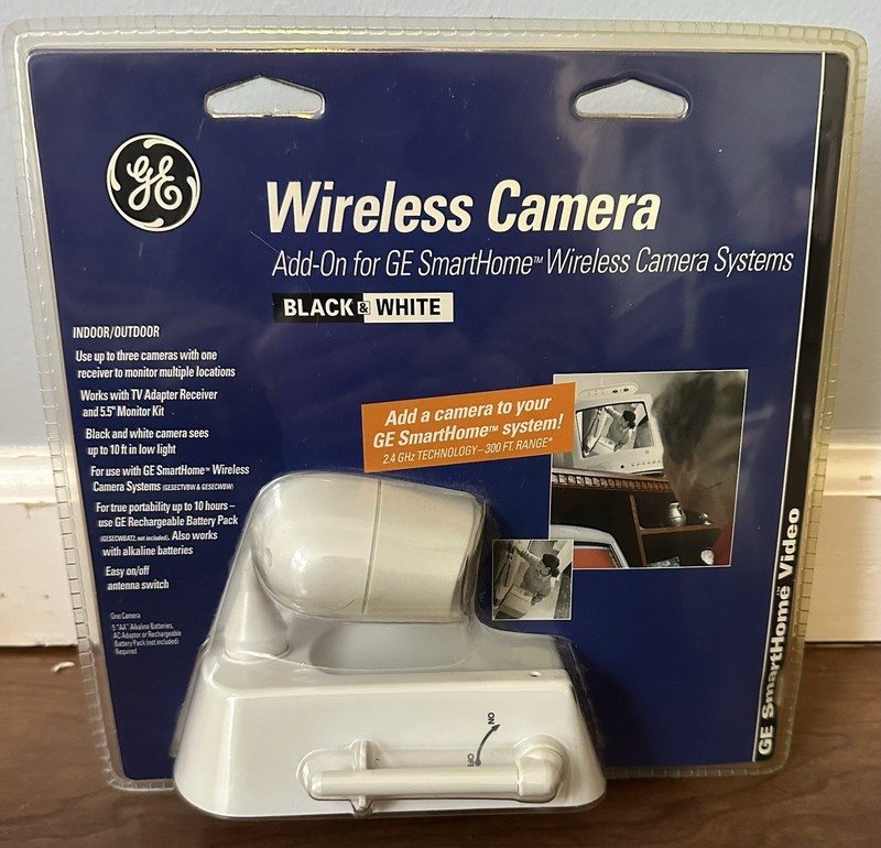 NEW GE Smart Home Wireless Camera Add-on For Wireless Camera Systems SEALED