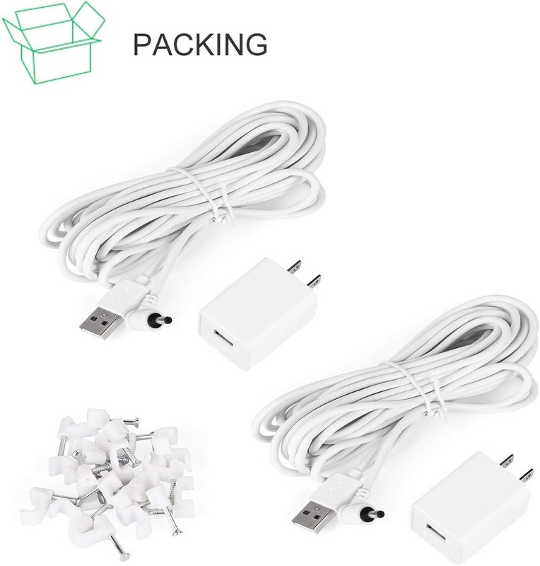 2Pack Power Adapter for Stick Up Cam Battery3rd Gen, with 30ft/9m Weatherproo... gallery