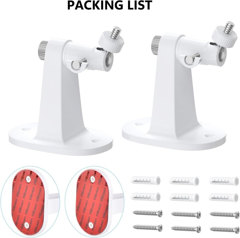 2Pack No Drilling Wall Mount for Ring Stick up Cam Battery/Plug-In 3Rd Gen/Stick gallery
