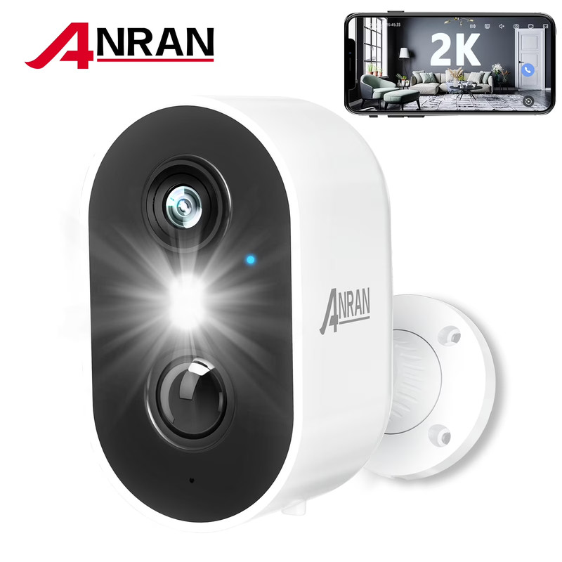 Outdoor Security Camera 2K Wireless WiFi Spotlight Battery Waterproof PIR gallery
