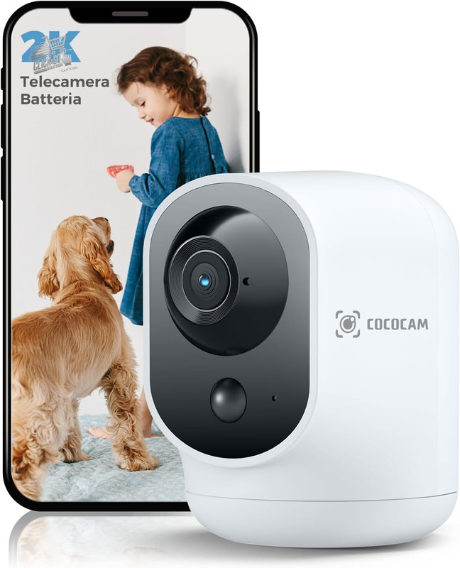 Indoor WIFI Camera Battery Wireless 2K Wireless Baby Monitor Dogs Senior