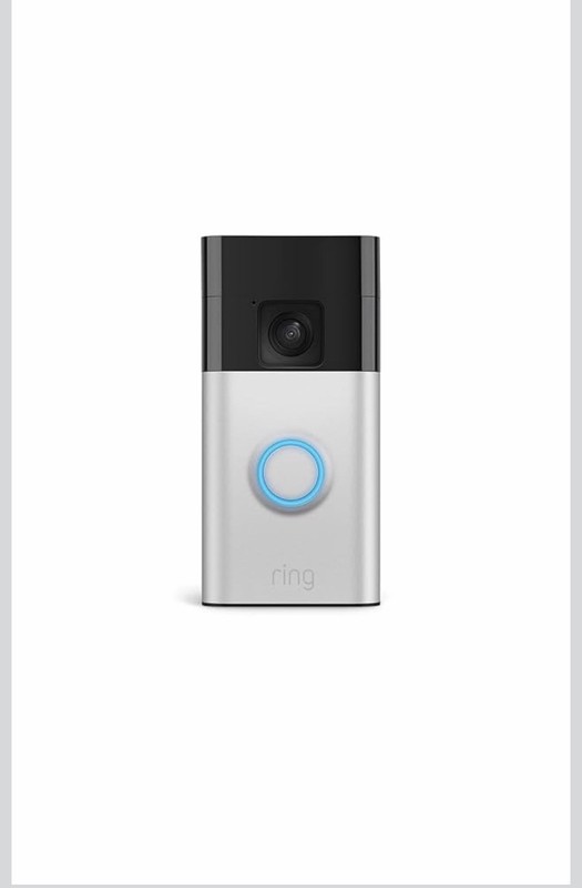 Ring Battery Doorbell with Head-to-Toe HD Video, Live View with Two-Way Talk,