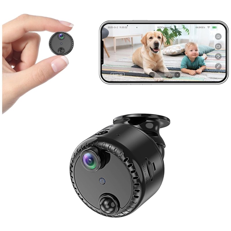 Smart Motion Detection Mini Cam with Cloud Storage