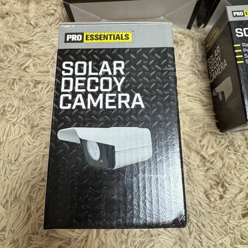 NEW Pro Essentials Solar Decoy Camera Lot Of 4 gallery