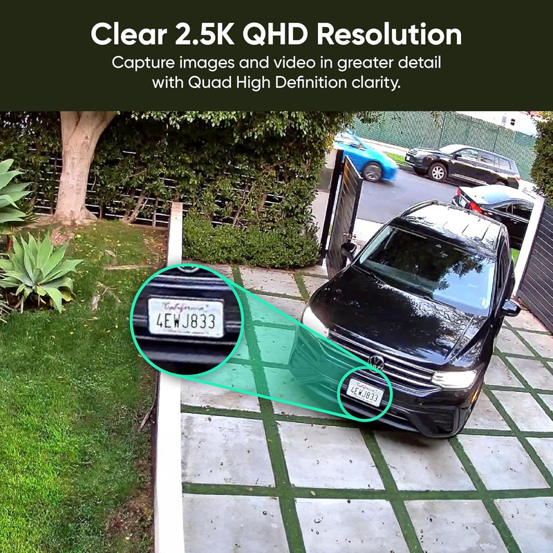 Cam V4 (Latest Model), 2.5K AI Security Camera, Indoor/Outdoor Cameras for Home gallery