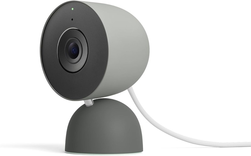 Google Nest Cam 3rd Gen Indoor Security Camera Hazel Night Vision 2-Way Audio