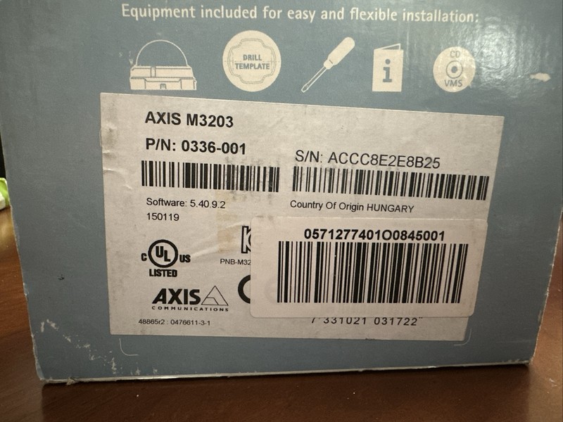 Axis m3203 network camera gallery