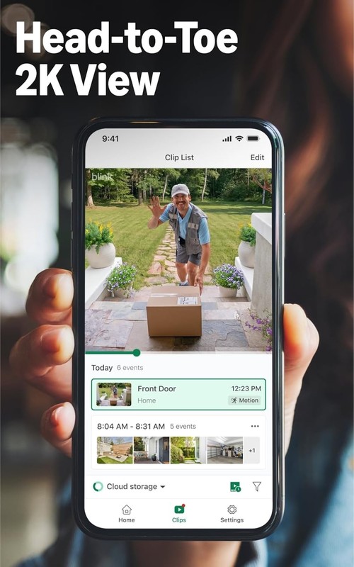 Blink - Battery Doorbell 2K+ (Add-On) Wireless video doorbell, 2K resolution. gallery