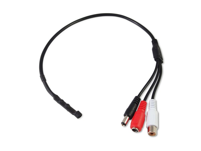 CCTV Microphone Kit for Security Camera Audio Surveillance 25ft Video Power Wire gallery