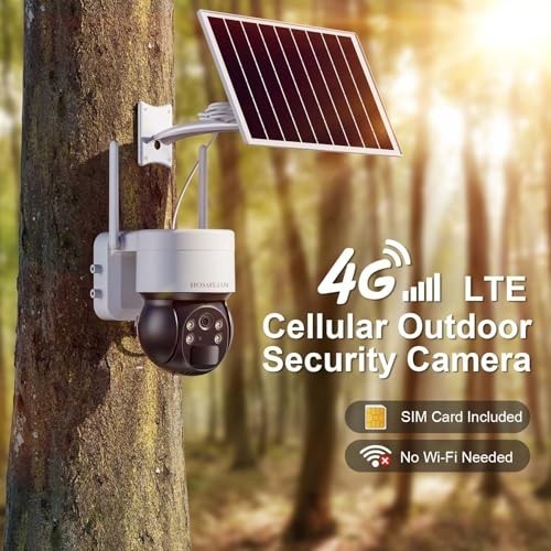 4G LTE Wireless Security Camera, No Internet/WiFi Needed, Solar, 2K HD, 360 PTZ, gallery