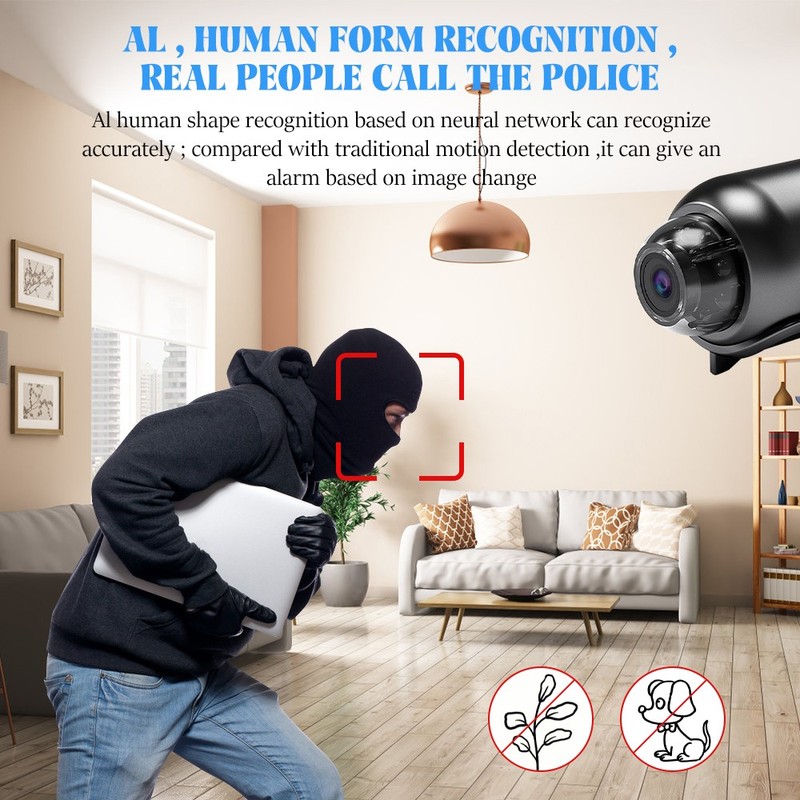 1080P Mini Camara Oculta Espia De Seguridad WiFi Inalambrica Con Audio y Video gallery