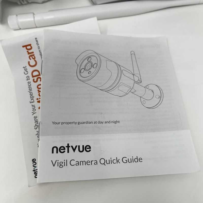 NETVUE Vigil Outdoor Security Camera Black Model NI-1901 DC 12V / 1A gallery