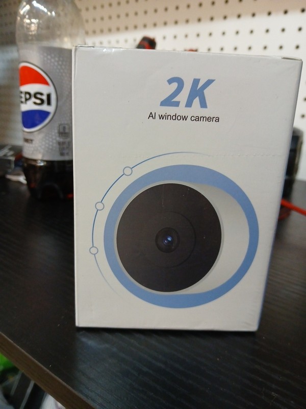 2K Indoor AI Window Security Camera – 2.4G WiFi Smart Motion Detection Nib