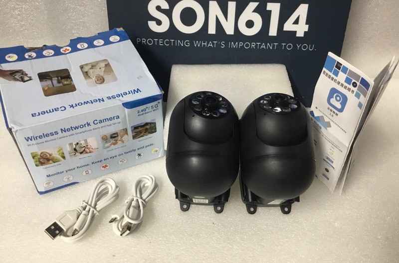Wireless Wi-Fi Security Color Camera W/1080P Night Vision LEDs PTZ Audio XY-3820