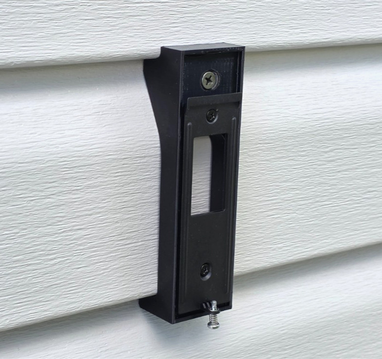 Ring Wired Doorbell newest model 2K Dutch Lap 4.5 Siding Mounting Bracket Wedge gallery