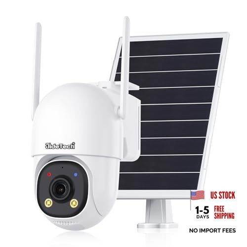 24/7 Recording 4G LTE Cellular Security Outdoor Camera, No WiFi Always-On