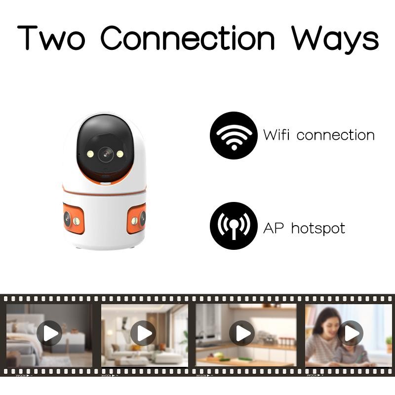 15mp Wifi Ptz Smart Camera with 360° View, Ai Detection, 10x Zoom, Tri‑lens gallery