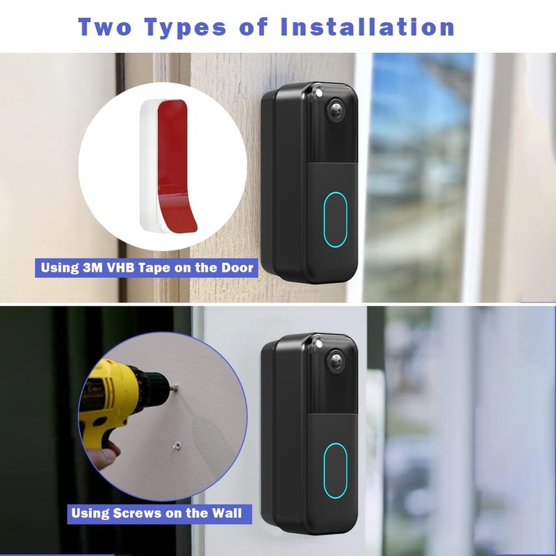 Blink Doorbell Mount Adjustable (15 to 45 Degrees)Corner Mount,No-Drill Mounting gallery