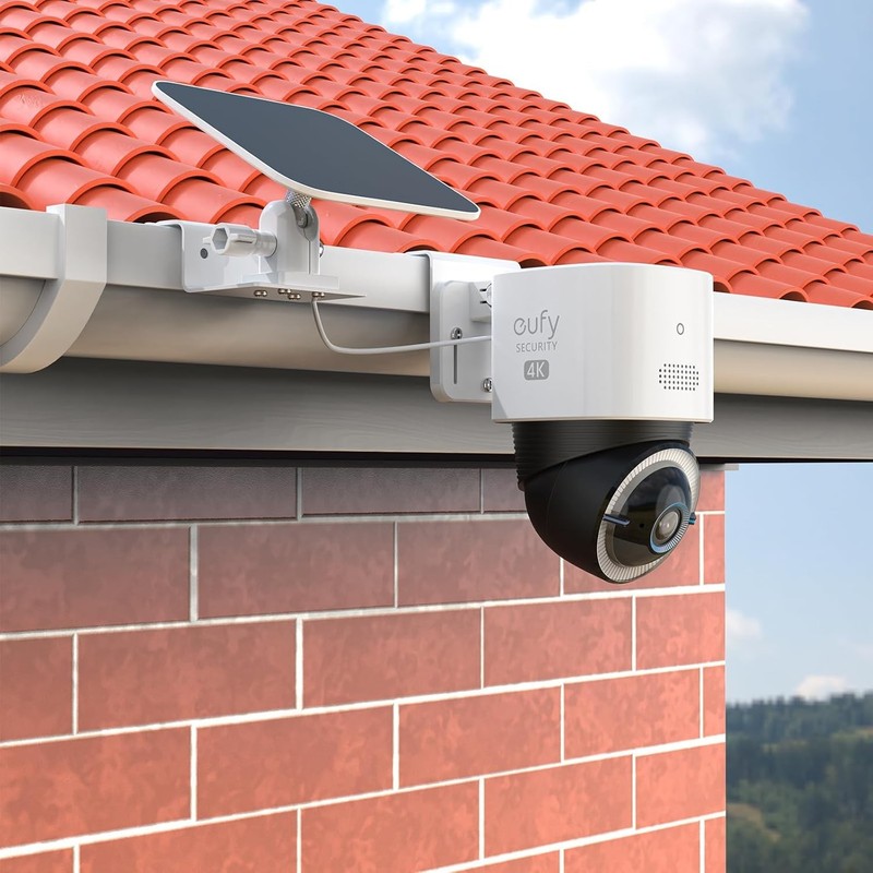 Outdoor Gutter Mount Compatible with Eufy Security 4G LTE Cam S330/SoloCam gallery