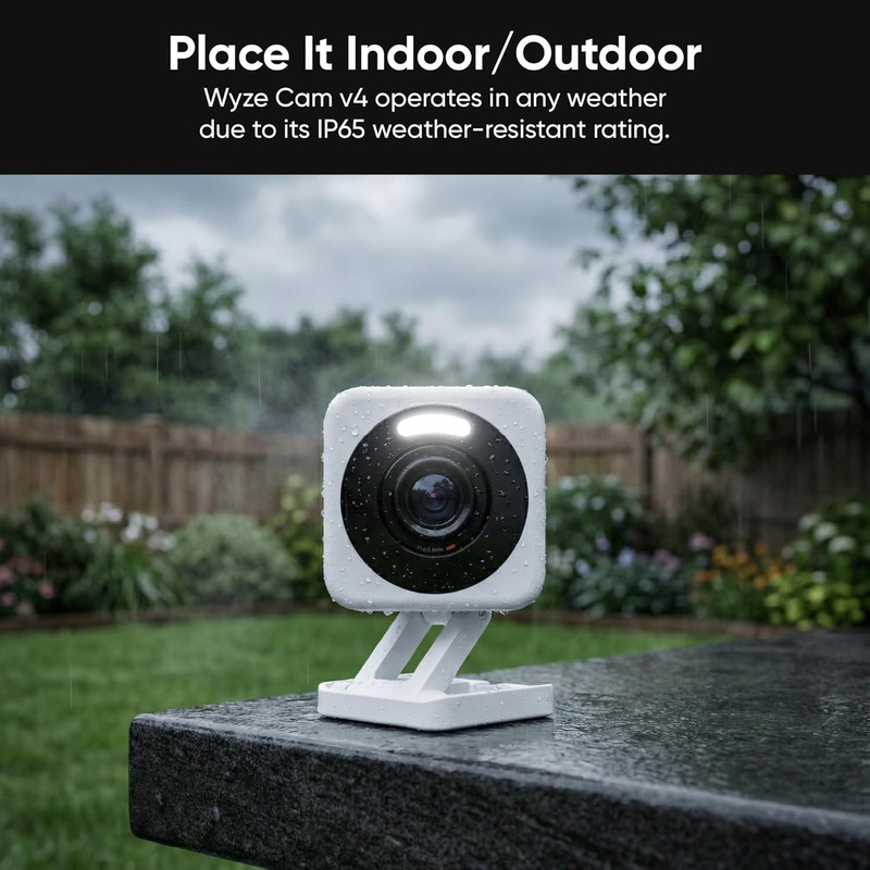 Cam V4 (Latest Model), 2.5K AI Security Camera, Indoor/Outdoor Cameras for Home gallery