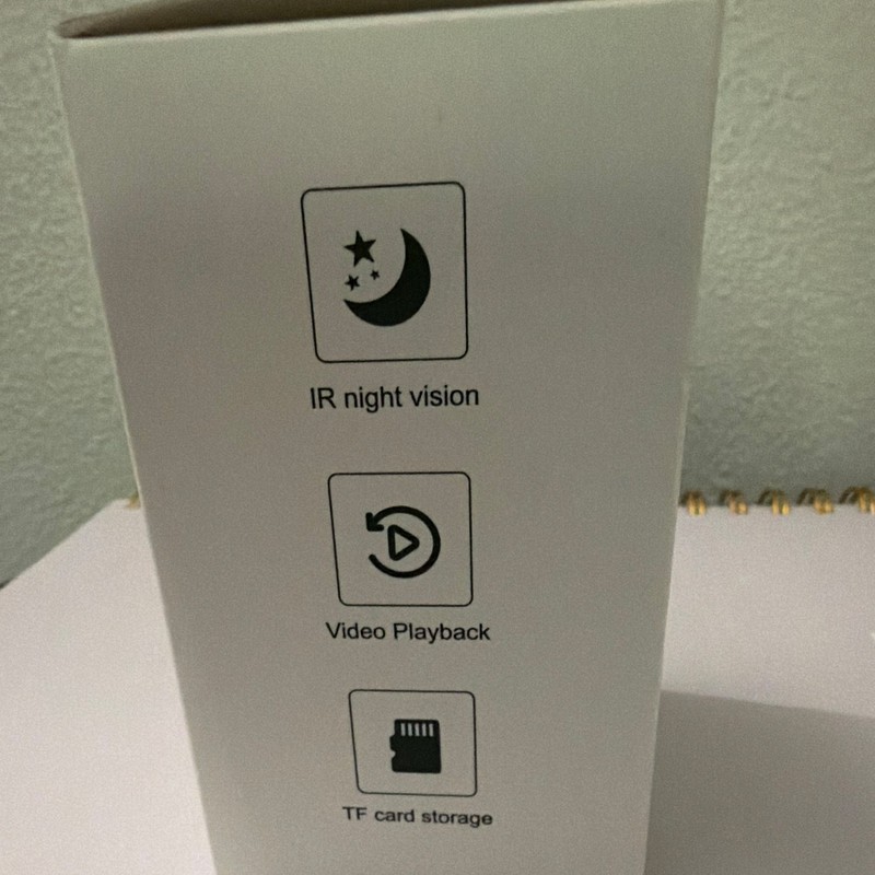MINI Wi-Fi IP/Network Surveillance Camera, Motion/PIR, Night Vision, White gallery