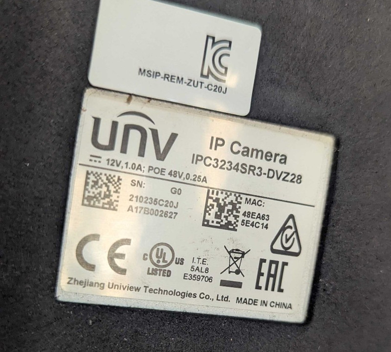 Uniview IPC3234SR3 4MP PoE Dome IP Camera 2.8-12mm Motorized Varifocal gallery