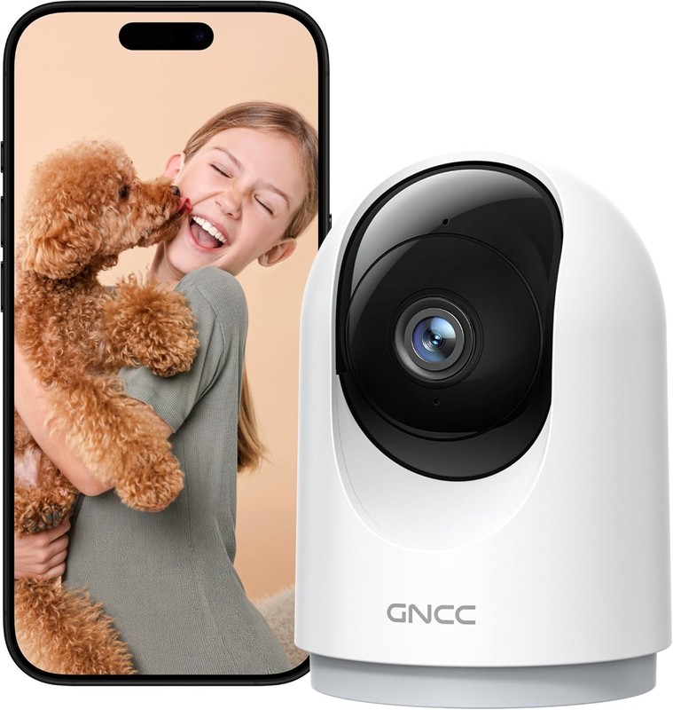 2K Indoor Security Camera with Night Vision & Motion Detection for Home Safety gallery