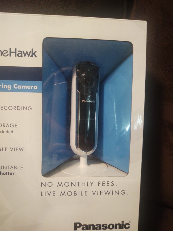 Panasonic Homehawk Indoor 1080p HD Smart Home Monitoring Camera With 16GB Micro gallery