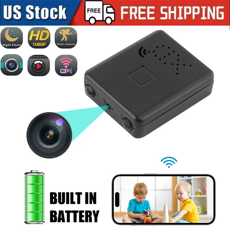 Wireless Camera Wifi IP Home Security 1080P HD Night Vision Small Camera Motion