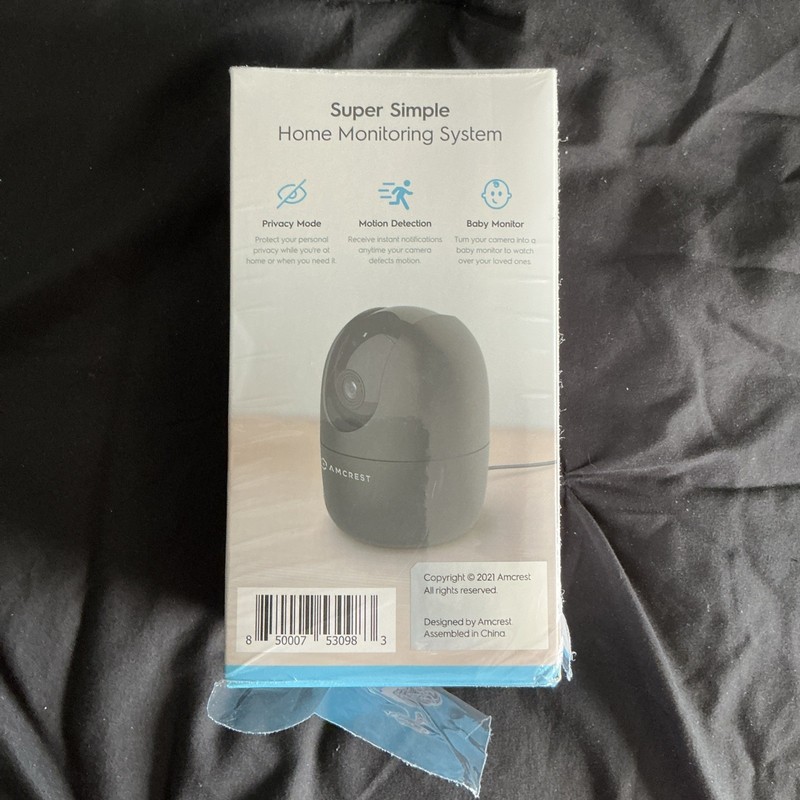 Amcrest ASH21-B-V2 Pan/Tilt Wi-Fi Indoor Security Camera 1080p Night Vision Mic gallery