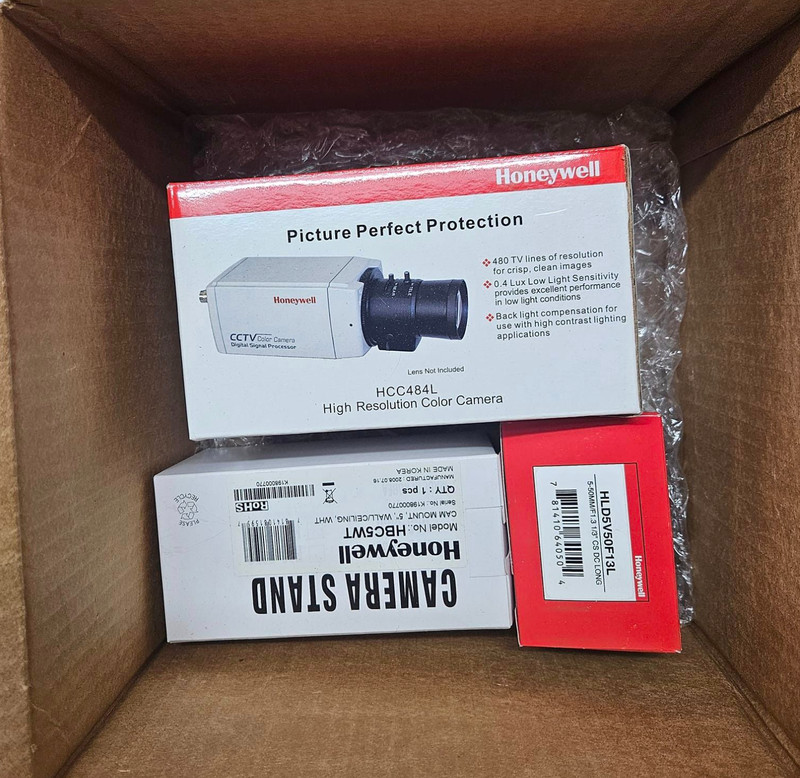 Honeywell Video HKC484D550 Indoor HCC484L Box Camera Pre-Assembled Kit