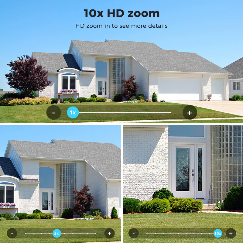 20MP Outdoor Wifi Camera Four Lens Video 10X Zoom 15MP Three Lens Camara Vigilan gallery