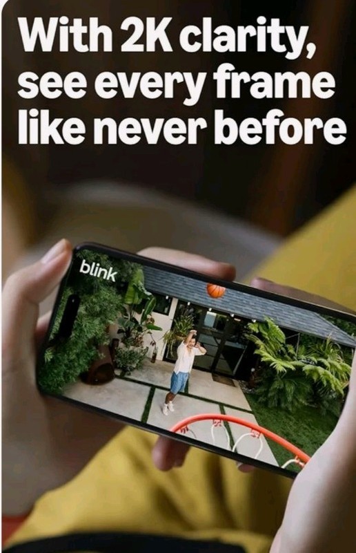 Blink Outdoor 2K+ Wireless Security Camera - 3 Camera System NEW SEALED gallery