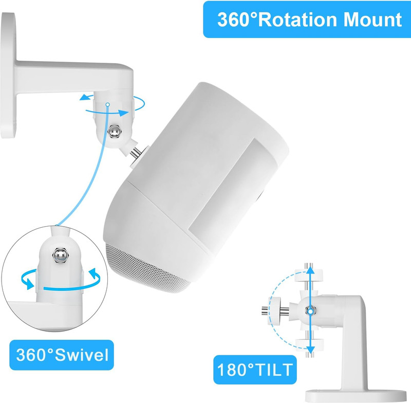 2 Pack Adjustable Wall Mount for Ring Spotlight Cam Battery/Cam Plus/Pro (Batter gallery