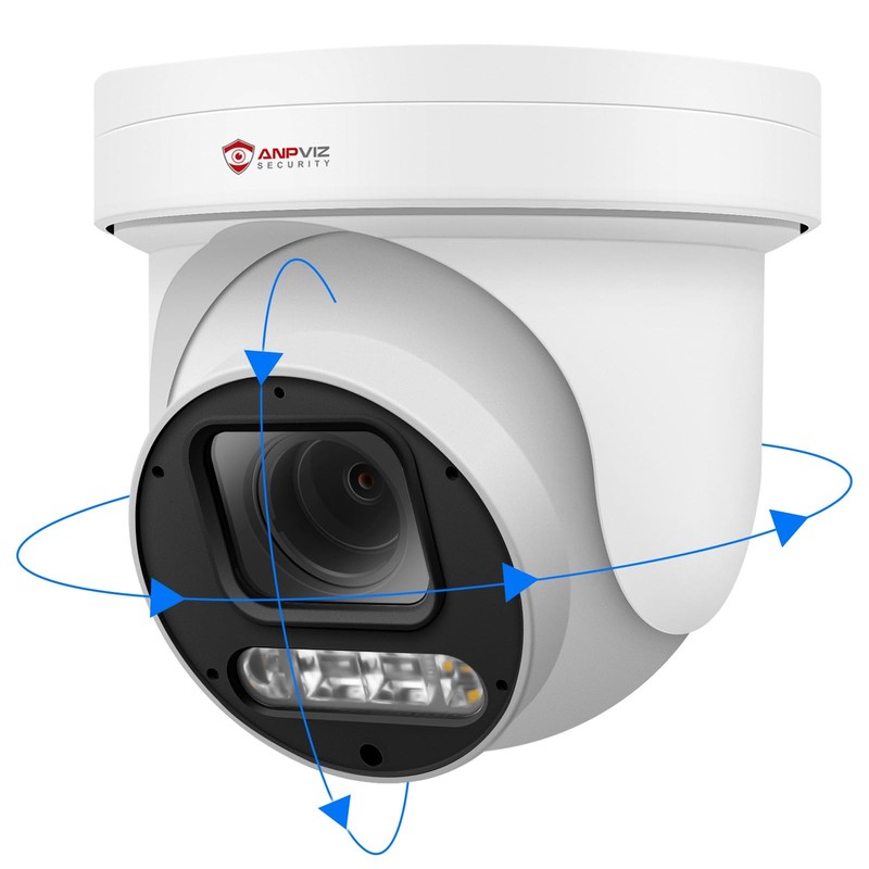 6MP PoE PTZ Outdoor, 5X Optical Zoom 2.7~13.5mm Lens, Pan Tilt Zoom IP Human …