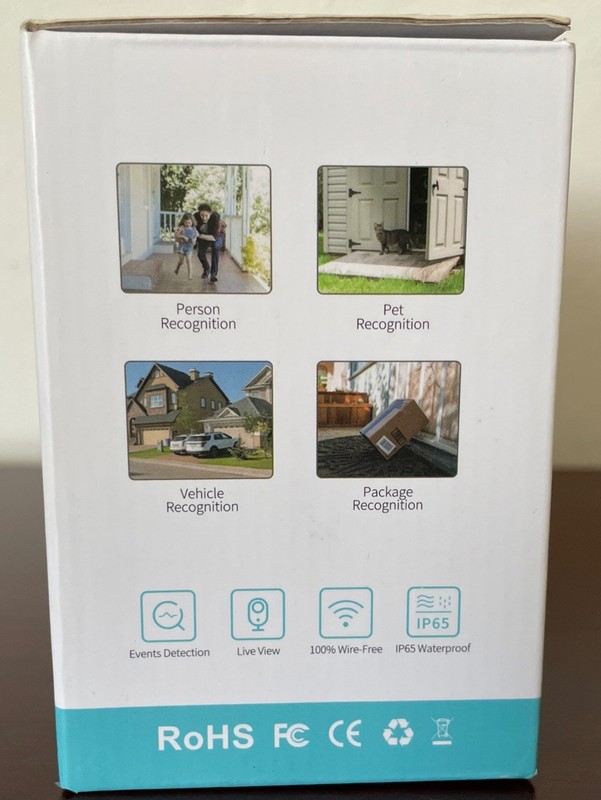 Vision Well Smart Battery Camera AI Analysis Color Night Vision Battery powered gallery