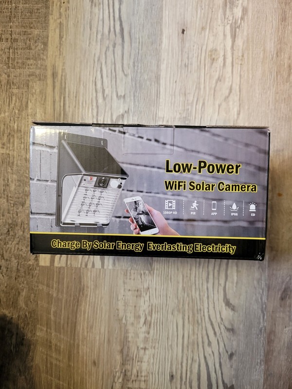 Low Power WiFi Solar Camera Wireless